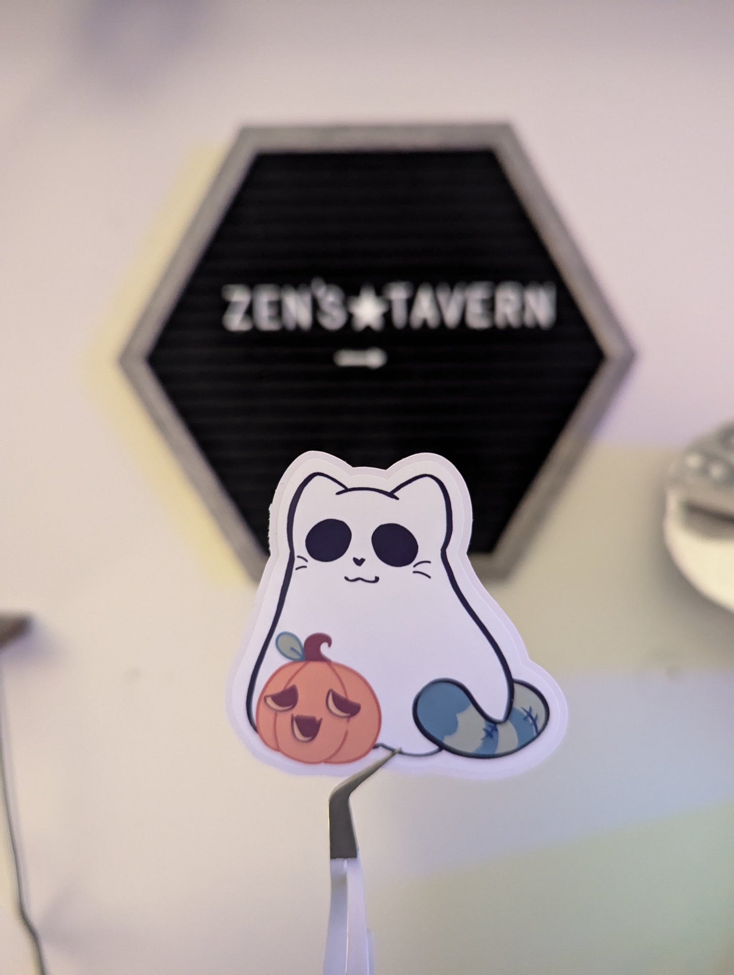 Ghost Kitten Sticker