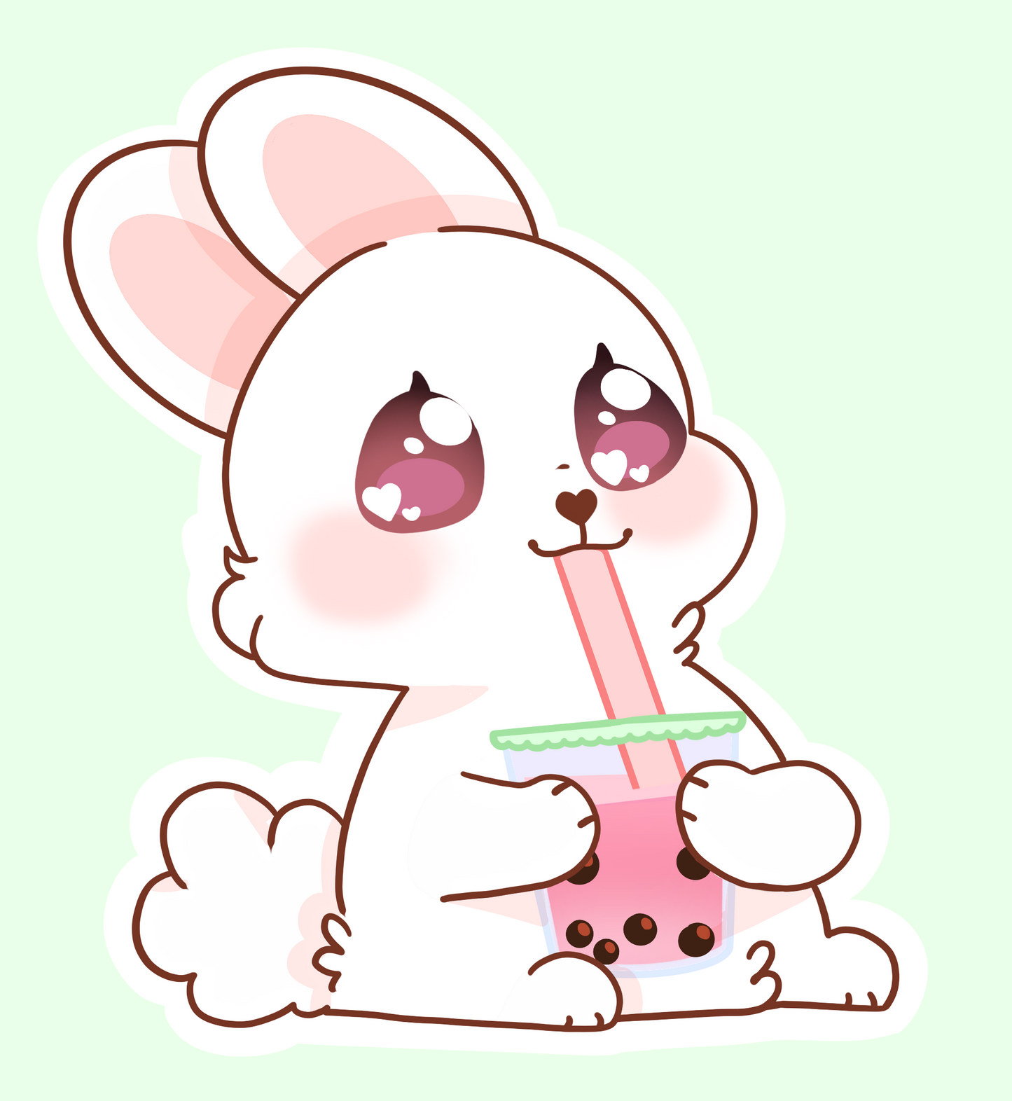 Boba Bunny Sticker