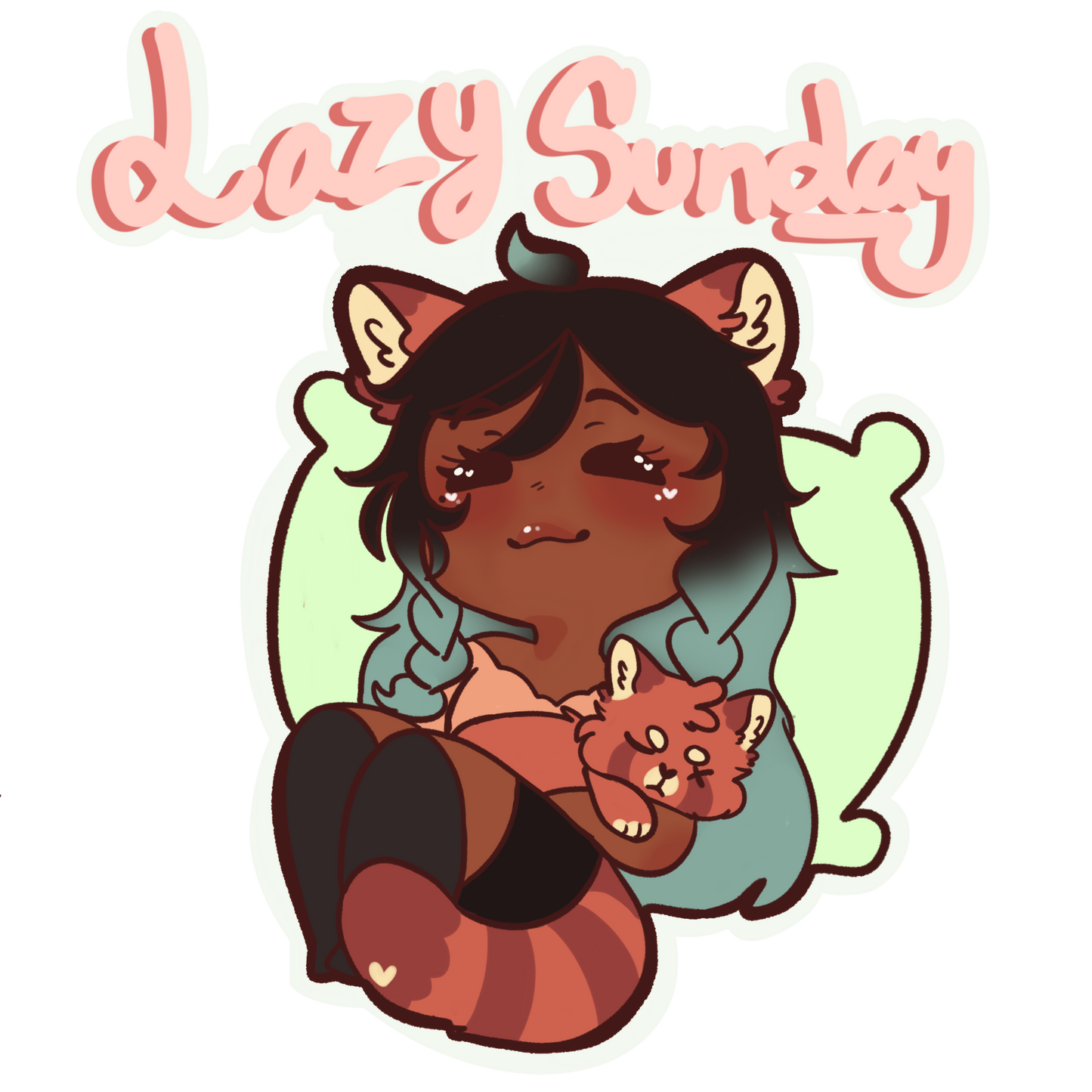 Lazy Sunday Sticker