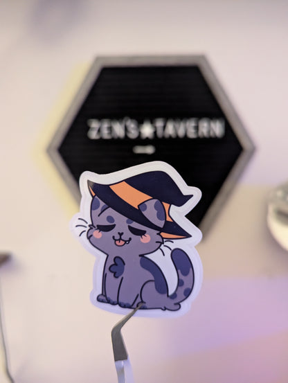 Witchy Kitten Sticker